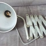 Zigzag wall lamp, accordion, metal scissors, 50s/60s design