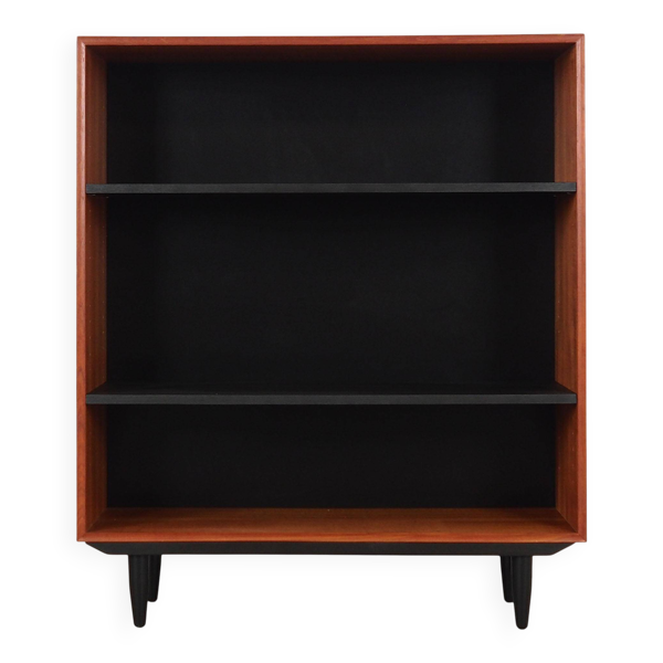 Bibliothèque en teck, design danois, années 1970, production : Danemark