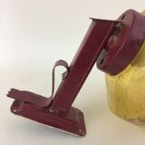 Outdoor wall lamp in yellow glass wet effect