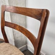 Rosewood chair with fabric by Johannes Andersen for Uldum Møbelfabrik, Denmark, 1960.