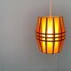 Mid-Century Wooden Cocoon Pendant Lamp