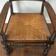 Wooden spool armchair