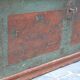 Painted wooden chest