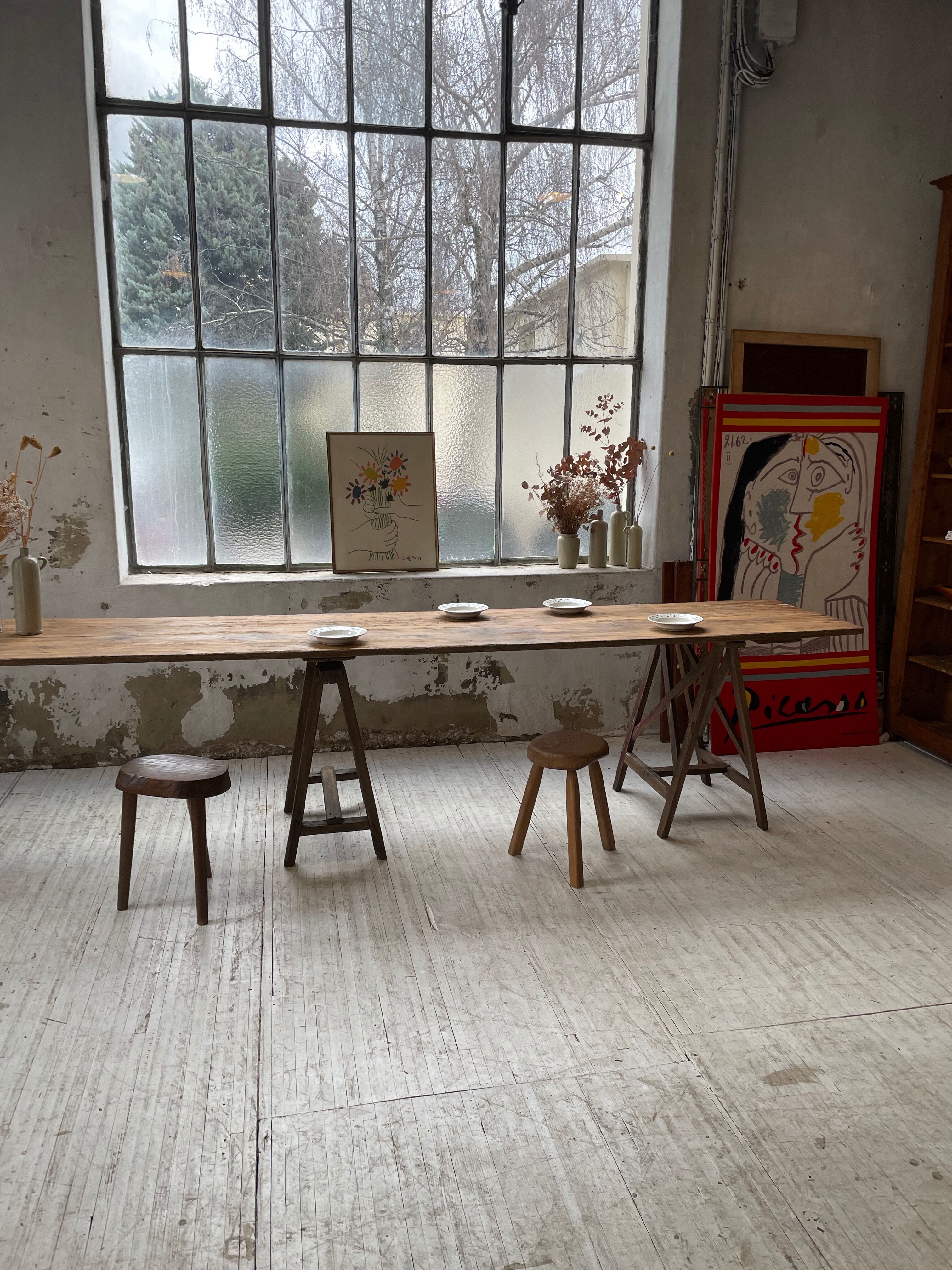 Guinguette table XXL 4m trestles