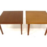 Set of 2 Scandinavian teak side tables, Sweden, 1960