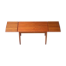 Mid century extendable Danish design dining table in teak, 1960s