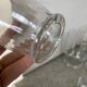 6 verres anciens à facettes