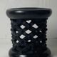 African ebonised Bamileke low stool, Cameroon, 1970s