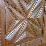 Imposing Basque furniture with regional crosses and original central door - 20th century