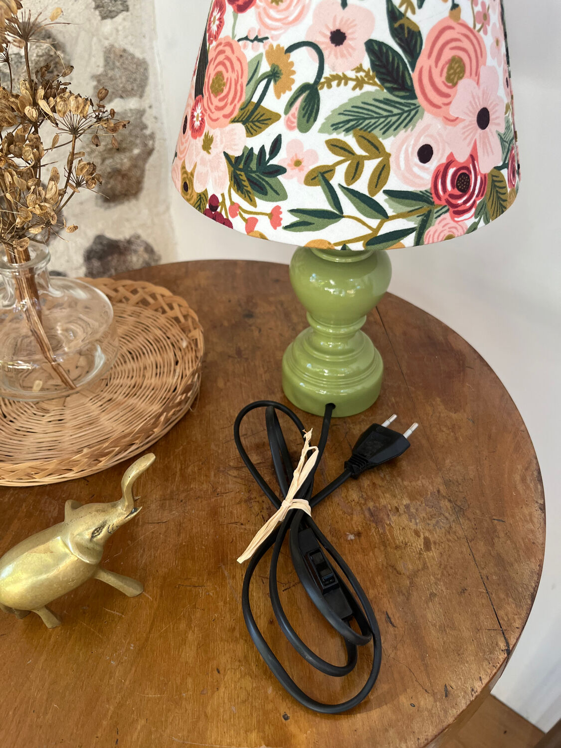 Lampe vintage revisitée