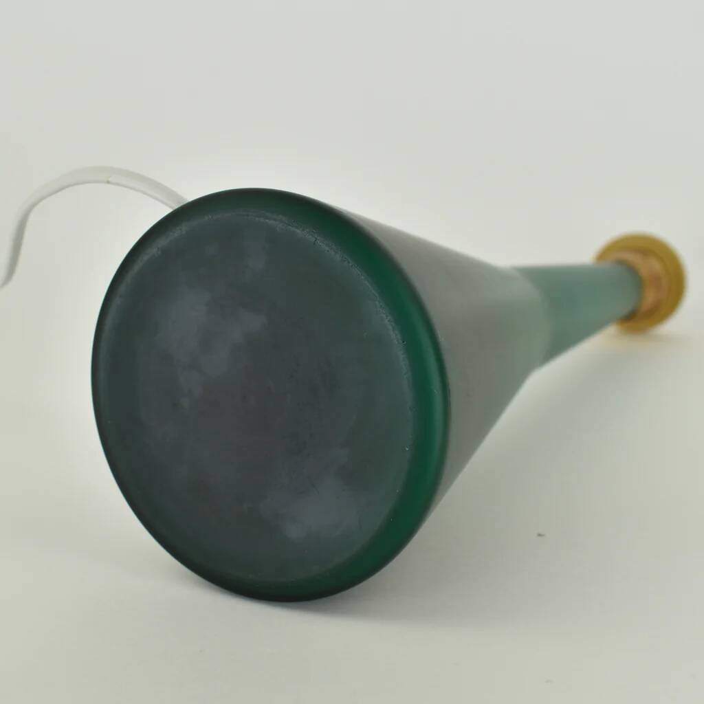 Lampe de table en verre de Murano du milieu du siècle