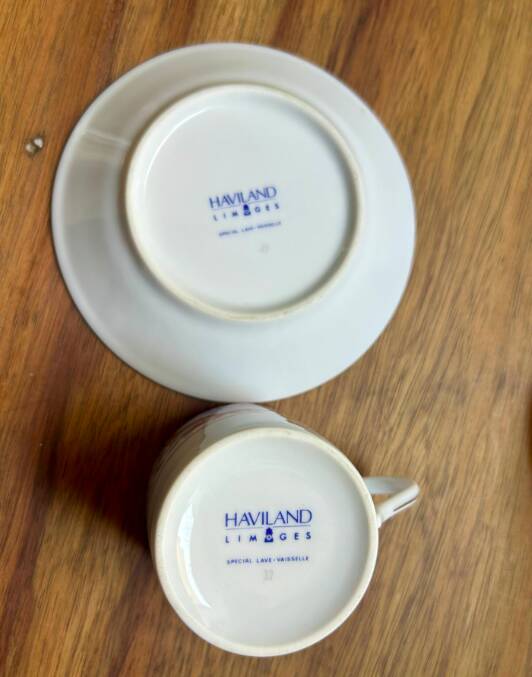 Set of 6 coffee cups with saucers - Haviland - Imari red