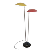 Lampe de sol mid-century très rare Drukov, années 1970