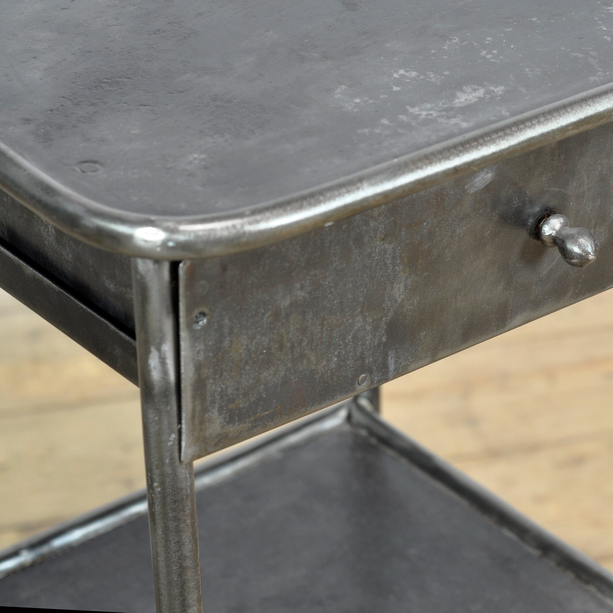 Iron bedside table, 1910s