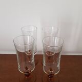 Luminarc amber footed champagne flute
