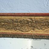 Mirror restoration in Golden stucco