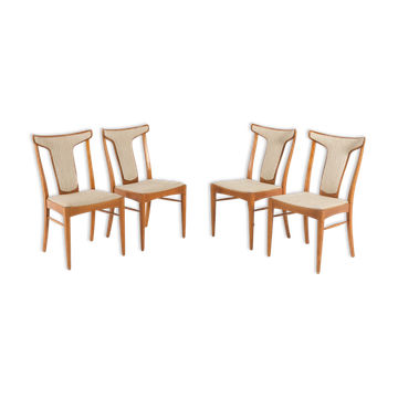 Set of 4 Swedish chairs by Axel Larsson for Bodafors 1960