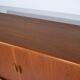 Teak sideboard by dyrlund, sliding door dresser, danish design, 1960s