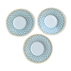 3 Saucers for Villeroy Basket Coffee Cup