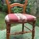 Antique chair Louis-Philippe in cherry wood