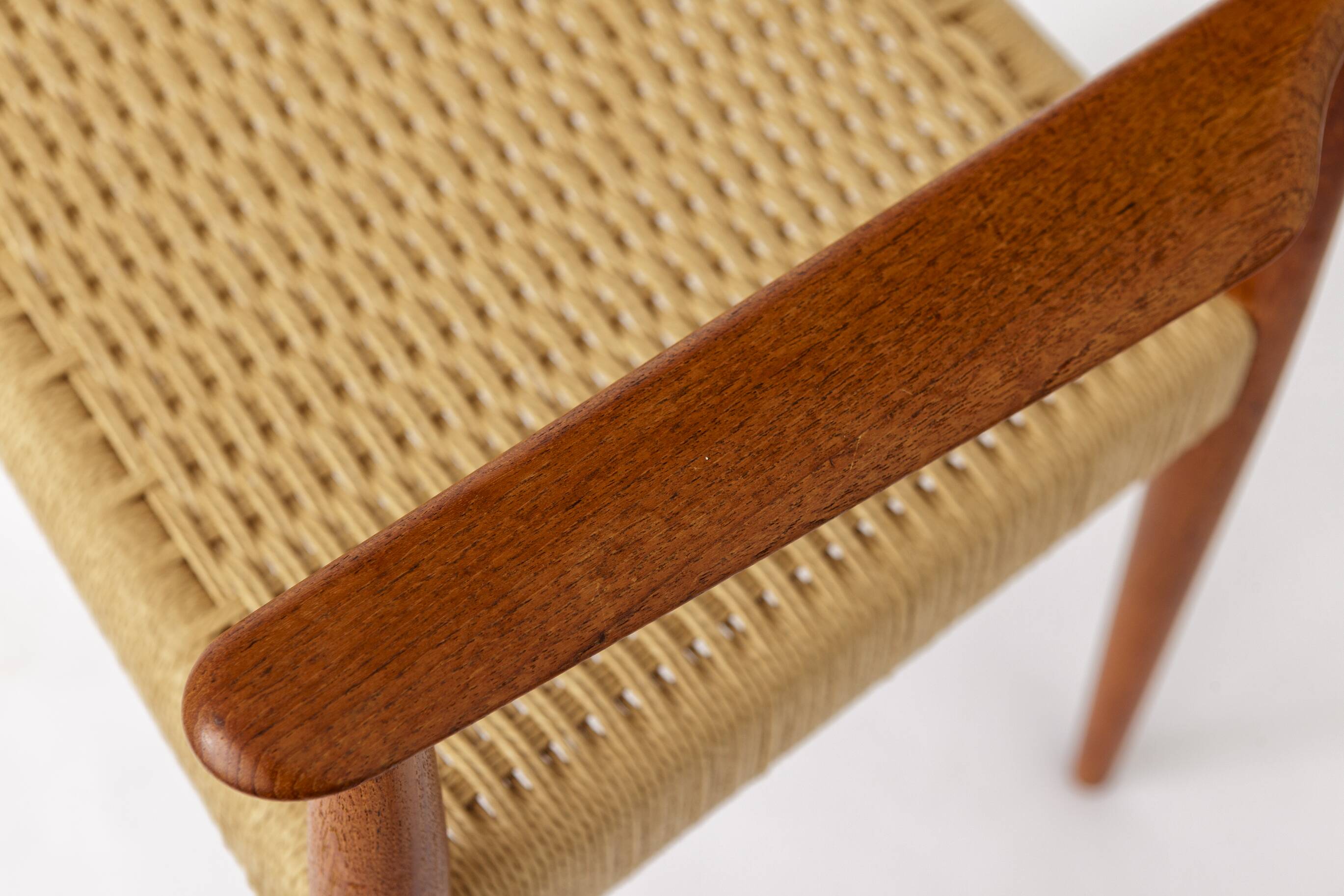 Rare Danish Teak Armchair by Arne Hovmand-Olsen for Mogens Kold, 1960s