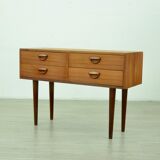Commode en teck de Kai Kristiansen, années 1960