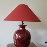 Faience lamp by Charolles Molins