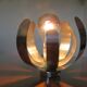 "Flower" wall lamp by Jocelyne Trocmé for "oxar" 70s