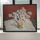 Peinture à l’huile fleurs