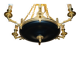 24-carat gold-plated bronze chandeliers L'Originale Italy