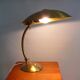 Large brass table lamp, Egon Hillebrand, 1930s