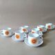 Hutschenreuther Novum Vintage Porcelain Coffee Cups * 70s * Bavaria