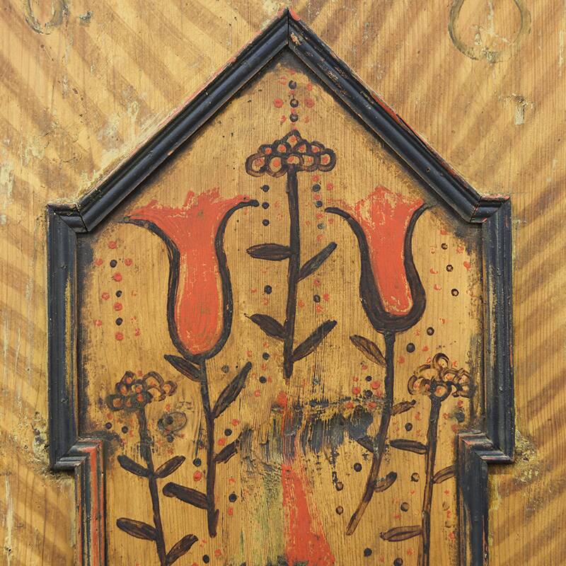 Cabinet de mariée peint d'art populaire, 1815