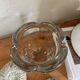 Daum nancy transparent white vase