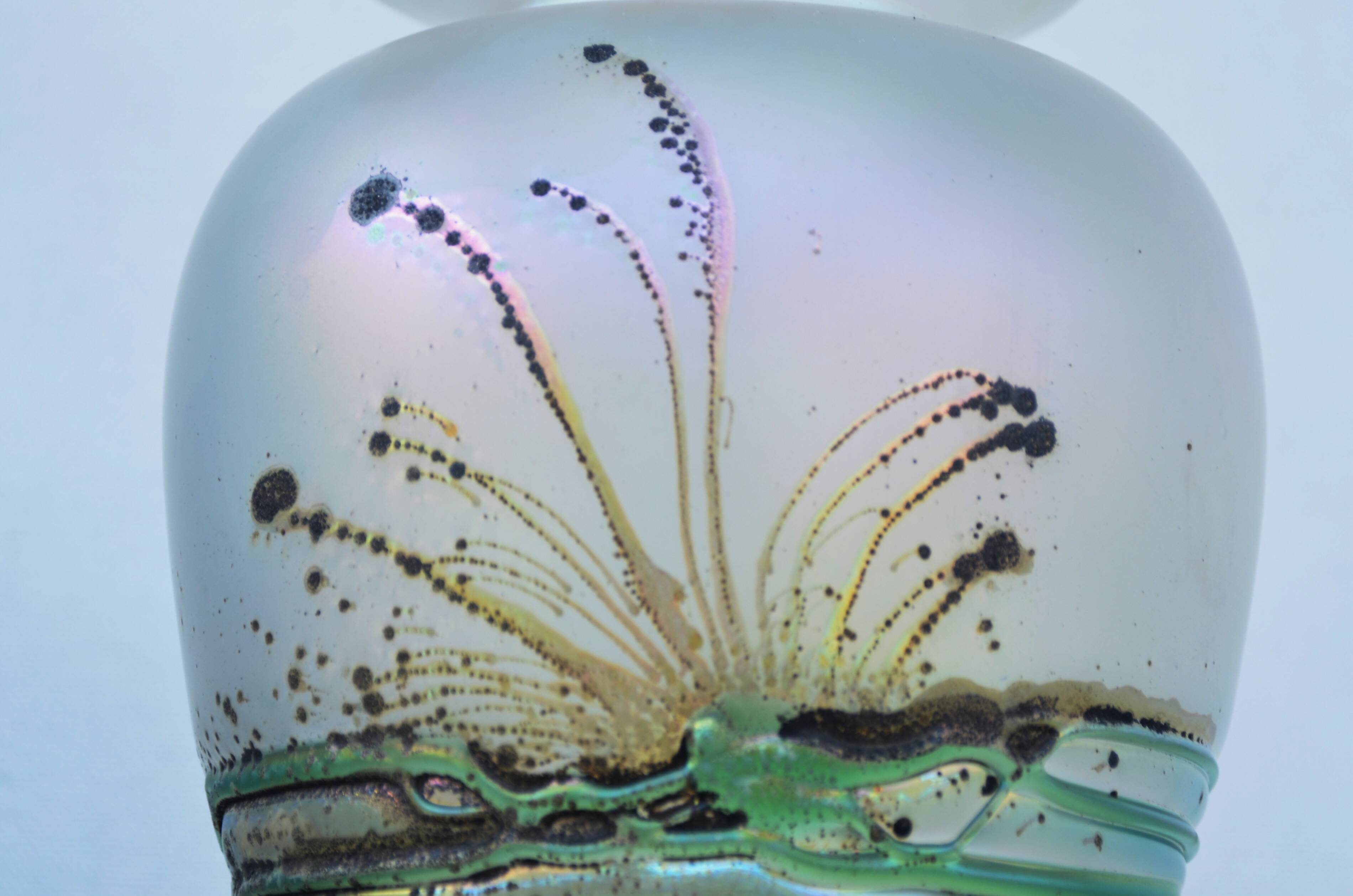 Freiherr von Poschinger Iridescent Glass Vase