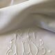 Old sheet, GS monogram