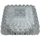 1960s/70s Ceiling Lamp, Flush Mount Glass, German Design