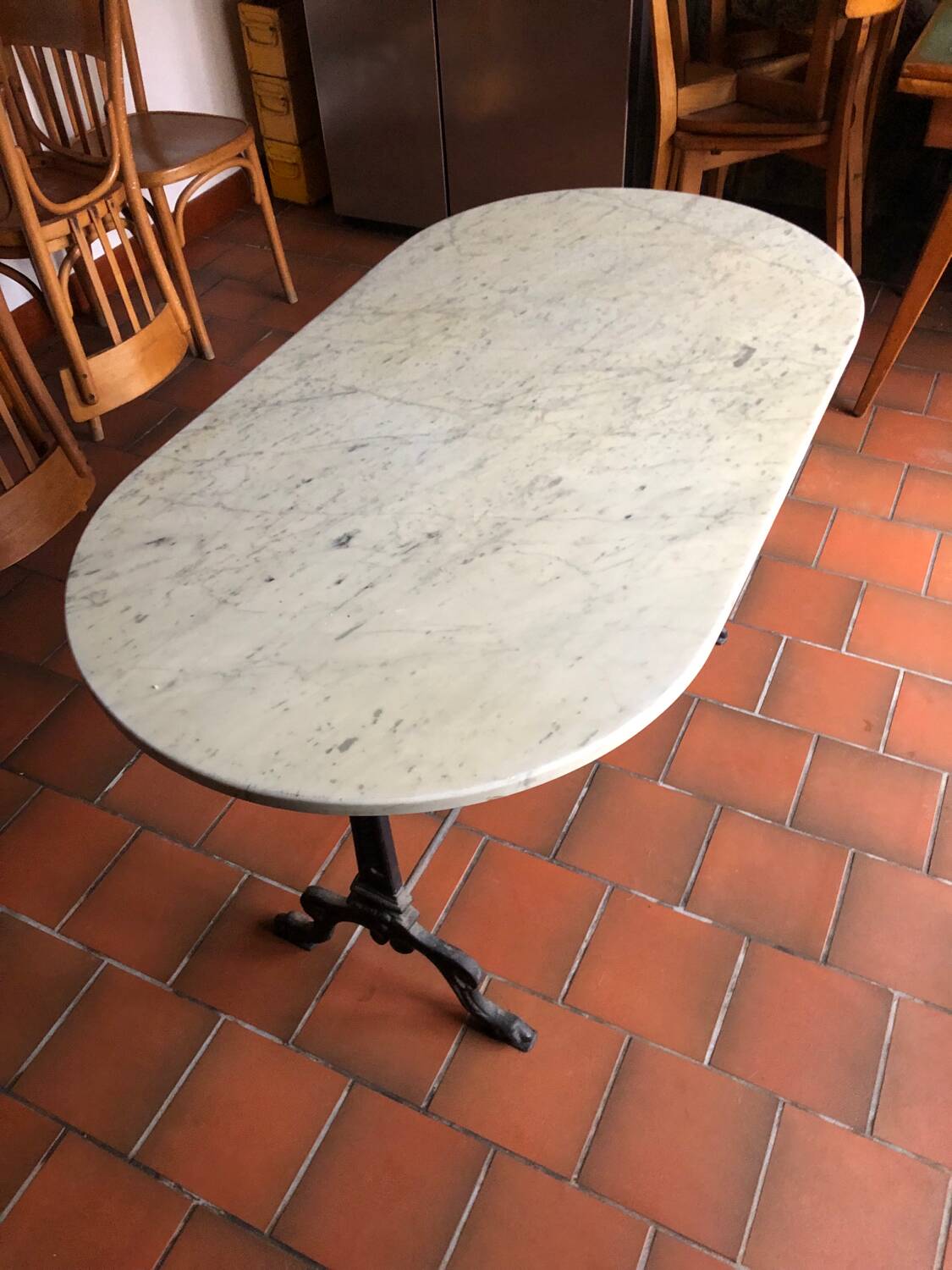 Marble bistro table