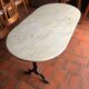 Marble bistro table