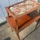 Louis XV Style Table with Two Levels - Marble and Wood Top