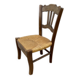 Chaise paillée enfant