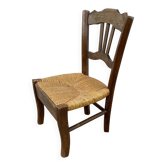 Chaise paillée enfant