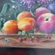 Nature morte fruits tableau peinture huile toile signée manoukian