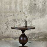 Vintage side table in solid wood