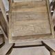 Set of 6 folding cinema chairs in teak