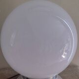 Opaline ball lamp on base