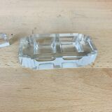 11 art deco glass knife holders and salt shaker