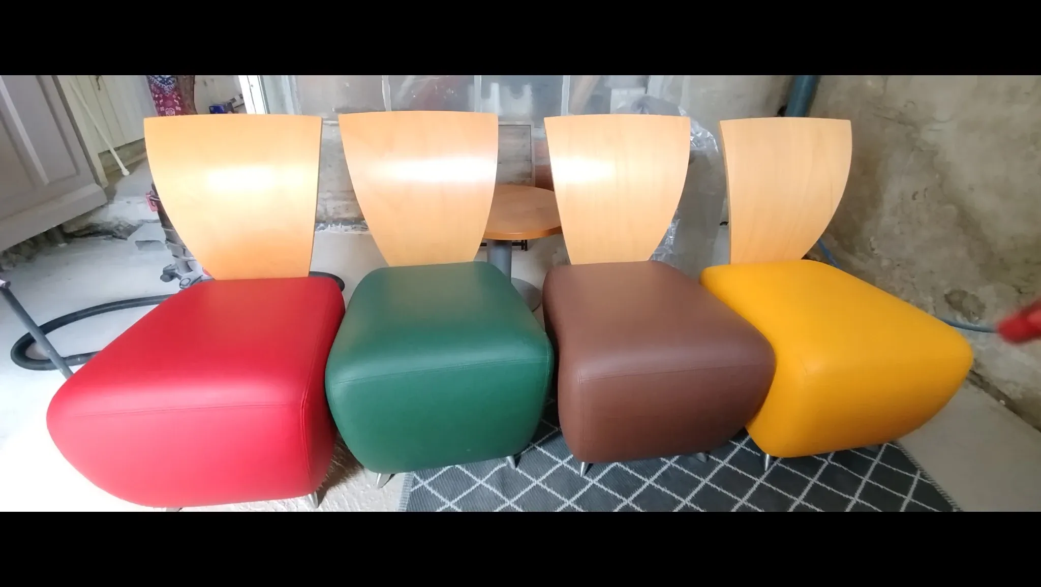 4 Bobo armchairs by Dietmar Scharping for Dauphin, 1990s/2000s