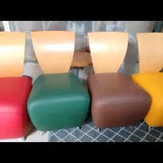 4 Bobo armchairs by Dietmar Scharping for Dauphin, 1990s/2000s