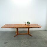 XL Deense uitschuifbare teak eettafel